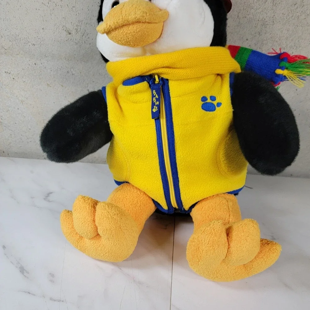 Build a Bear PENGUIN Black White & Yellow 15